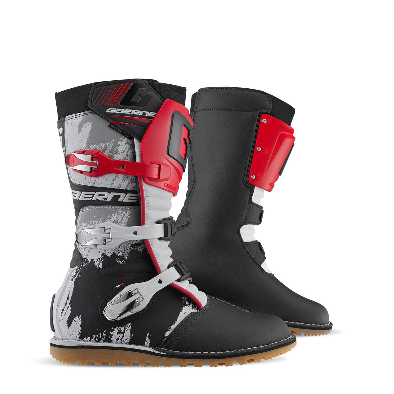 Gaerne Youth Balance Classic Trials Boots Red Black